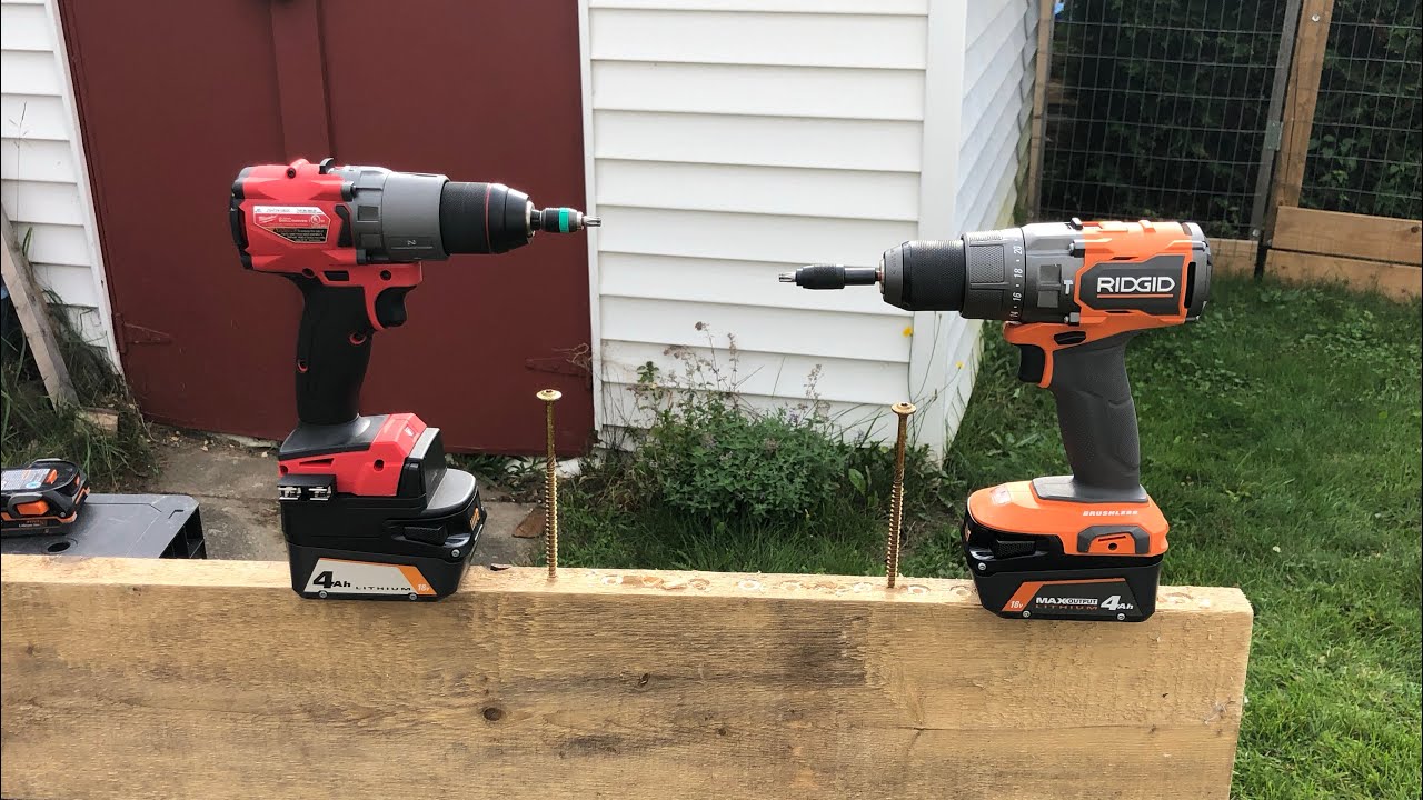 New Ridgid brushless hammer drill beat Milwaukee gen 3 2803 🤯 YouTube
