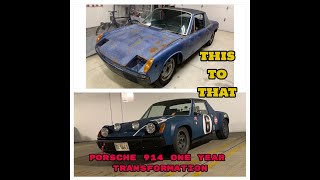 Porsche 914 one year transformation