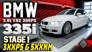 BMW 335i E92 (306PS) N54 | Software Stage 1 | Chiptuning - Dyno 100-200 | mcchip-dkr