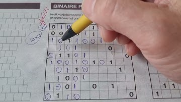 (#6172) Saturday. Binary01 Sudoku puzzle. Bonus Extra edition. 03-25-2023 Extra part 3 of 4