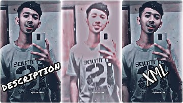 Main Rang Sharbaton Ka 🤗 alight motion video editing🤤 XML presets🎫