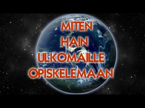 Video: Kuinka Mennä Opiskelemaan Ulkomaille