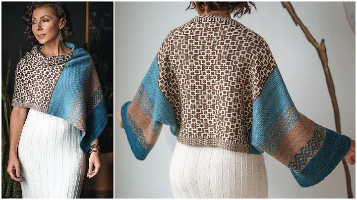 Learn to Knit the Arazzo Mosaic Shawl with Simple Step-by-Step Guide