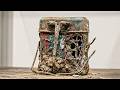 Restoration Repair of Abandoned Rusty 1945 WWII Military Supply Box Antique