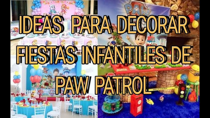 15 ideas de decoraciones con globos de la patrulla canina  Decoración de  fiestas infantiles, Cumpleaños patrulla canina decoracion, Decoracion  fiesta paw patrol