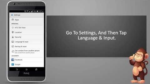 HTC How to use Selecting a keyboard layout smart phones