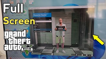 How to run gta 5 in full screen | How to full screen gta 5 in laptop