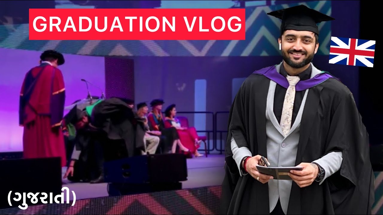 MY GRADUATION DAY🎓 Vlog 34 Indian Student in UK Deep Padmani