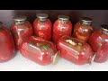 Pomidor sokida bodring tuzlash.Огурцы в помидорном соке.