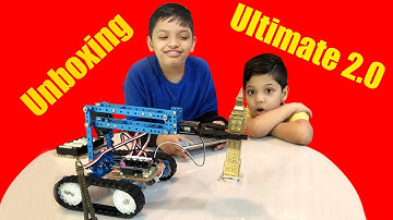 Robot Toys: Unboxing Ultimate 2.0 10 in 1 robotic kit. Makeblock Robotic Arm Tank Fun for kids.STEM