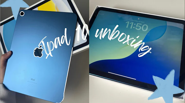 iPad 10th Gen Unboxing📦💙| Blue, 64 GB, WiFi | Temu Haul + ASMR ✩