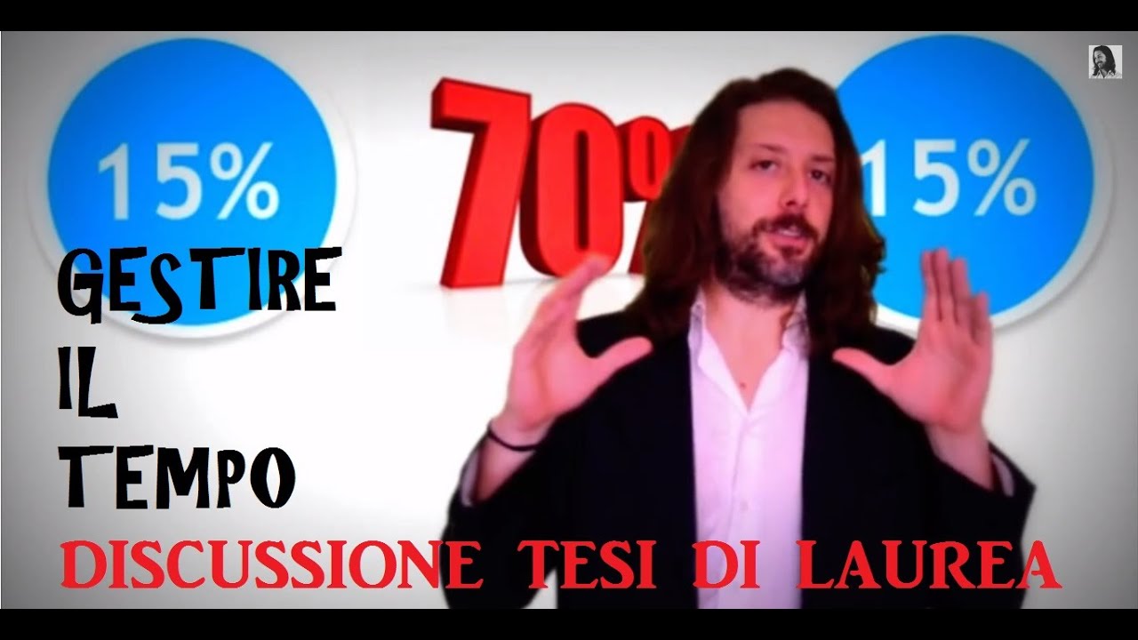 Come preparare la discussione della tesi di laurea (5/8) - Come gestire