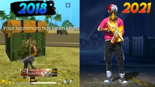 OLD PLAYER VS NEW PLAYER | FREE FIRE PLAYERS 2017 VS 2021 | Garena Free Fire