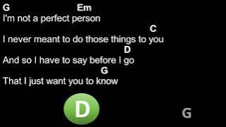 The Reason - Hoobastank - Chords