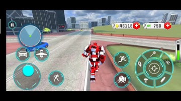 Robot game/police robot car transform game android gameplay video 2021.