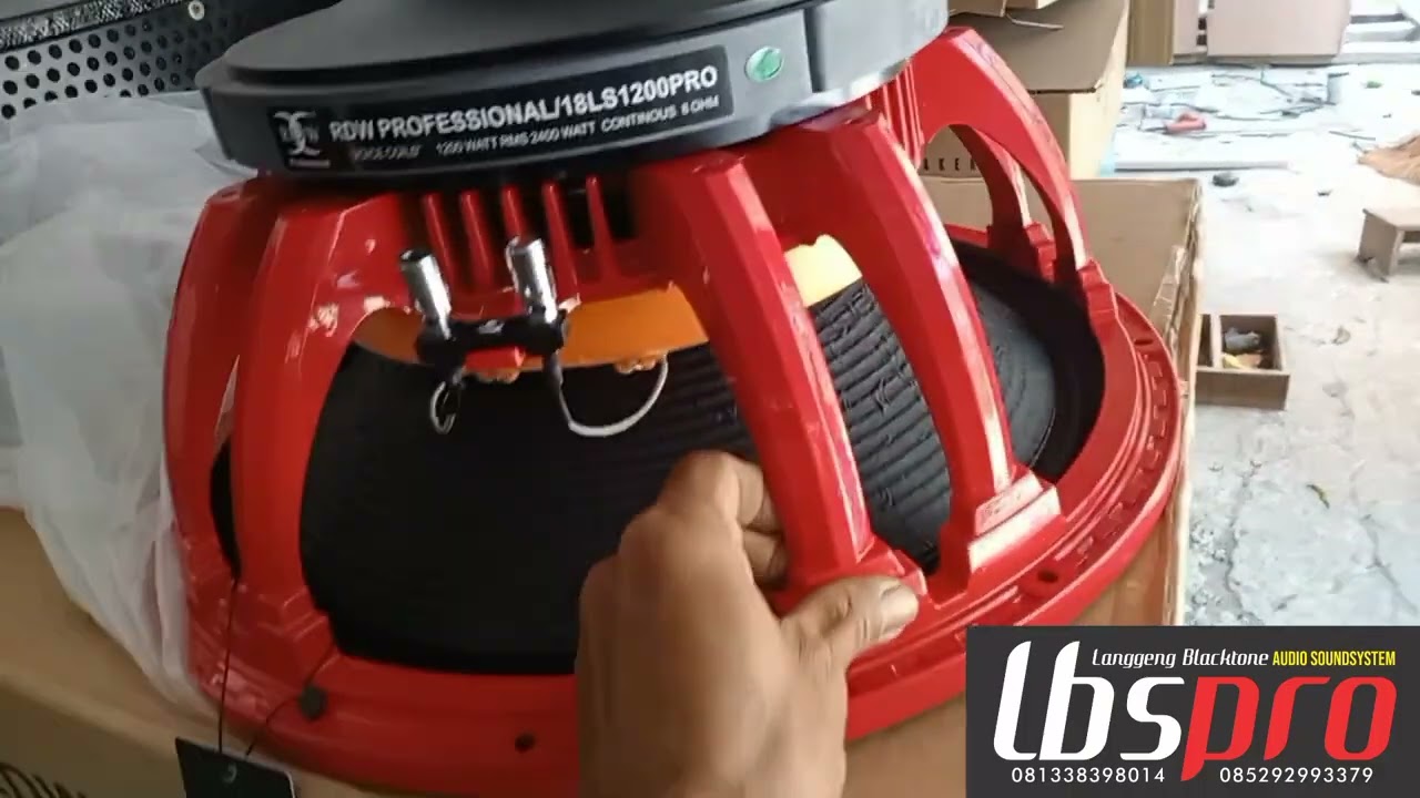 mantul speaker rdw 18LS1200pro.