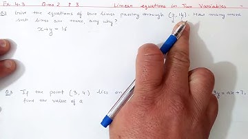 Ex: 10.3 ( Q no. 1,2,3,4,5)/ Linear equations in two variables/Class 9 maths