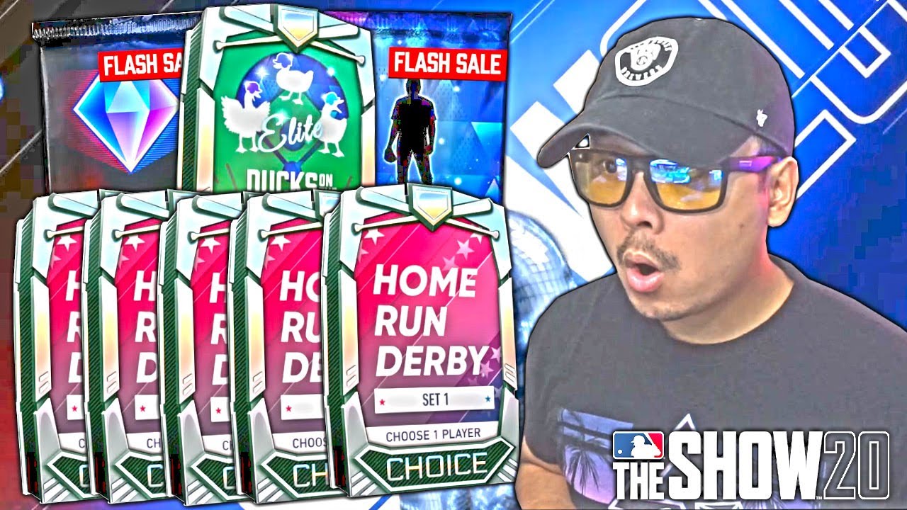 ALL Homerun Derby and FLASH SALE PACKS in a MASSIVE PACK OPENING! MLB The Show 20