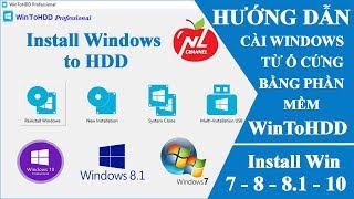 WinToHDD: install Windows 7, 8, 10 without DVD or USB