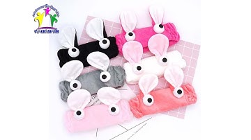 ĐỒNG GIÁ 29k| Băng Đô Trang Điểm Bờm Tóc Rửa Mặt Cài Tóc Cho Nam Nữ Bé Vải Nhung Hoạt Hình