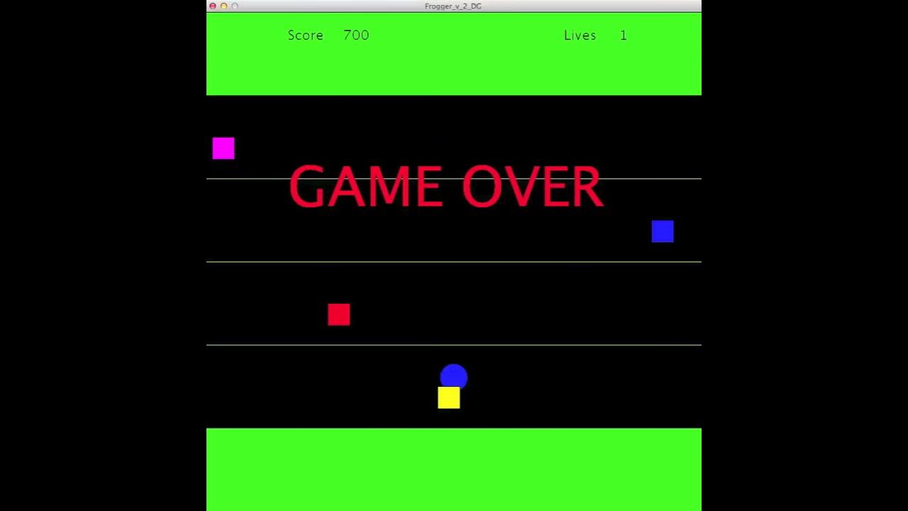 Frogger Processing YouTube