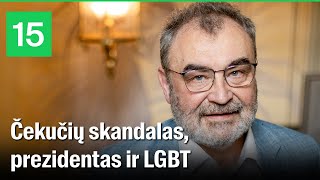 15min interviu - Egidijus Kūris: apie čekučių skandalo užkulisius, ginčus dėl Nausėdos ir LGBT bylą