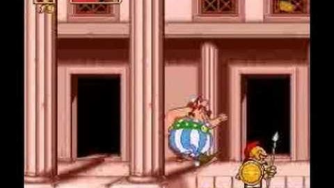 Asterix & Obelix Snes Hard Mode Walkthrough Act 11 Olympia