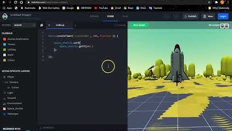 How to make a lauching of rocket in virtual reality