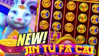NEW! MEGA FREE GAMES! HAVE YOU SEEN THIS BUNNY? 🐰 JIN TU FA CAI Slot Machine (IGT) screenshot 3