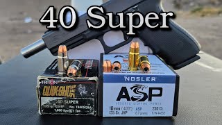 40 Super |Triton VS Handloads| Ballistics Gel Test