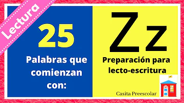 ¿Cuáles son algunas palabras Z para niños?