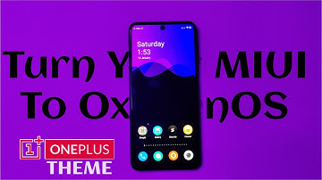 OnePlus Theme For All Xiaomi Mobiles | OxygenOS Theme For MIUI 13