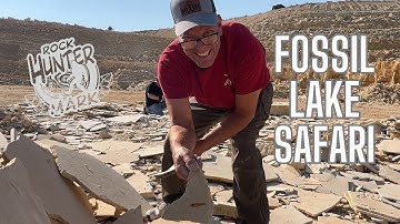 ZELDZAME fossiele vondst tijdens mijn EERSTE bezoek aan FOSSIL LAKE SAFARI!