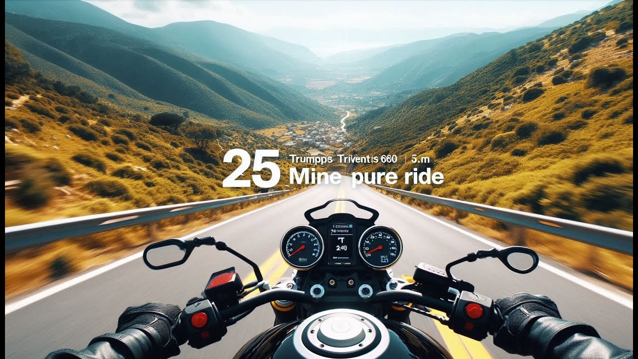 Pure Ride | Triumph Trident 660 in the Troodos Mountains (No Talking)
