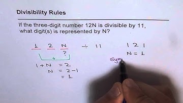 Divisible by 11 Basic Divisibility Rule with examples