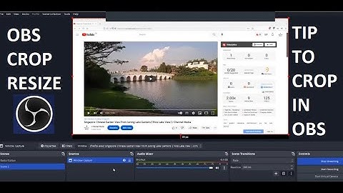 How To Crop Windows Capture In OBS? Solution Tip To Crop or Resize Video In OBS Windows Capture.