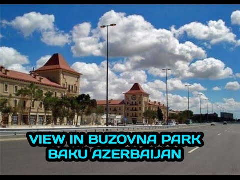 VIEW AT BUZOVNA PARK BAKU AZERBAIJAN