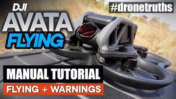 DJI AVATA flying MANUAL MODE - Tutorial & Warnings!