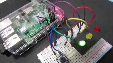 Raspberry Pi GPIO Traffic Light