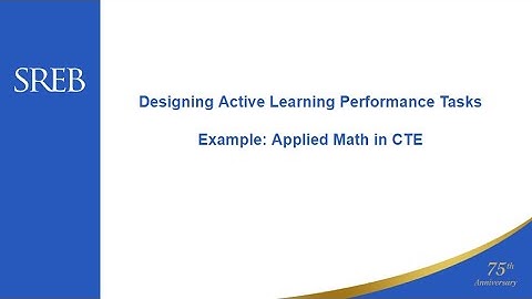 Designing Active Learning Performance Tasks