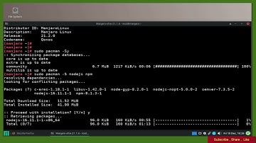 How To Install Node.js And Nvm Npm On Manjaro 21.2.0 Linux