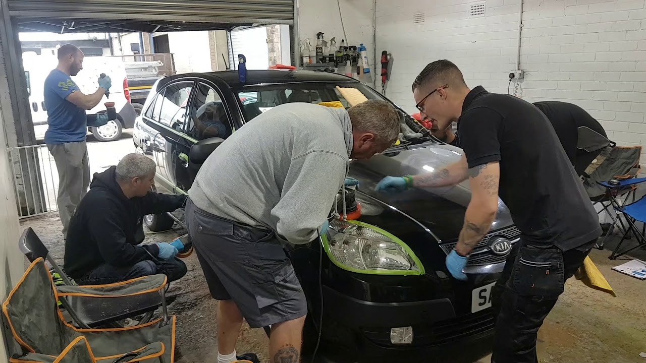 Learn how to detail and machine polish at our studio in Glasgow Scotland YouTube