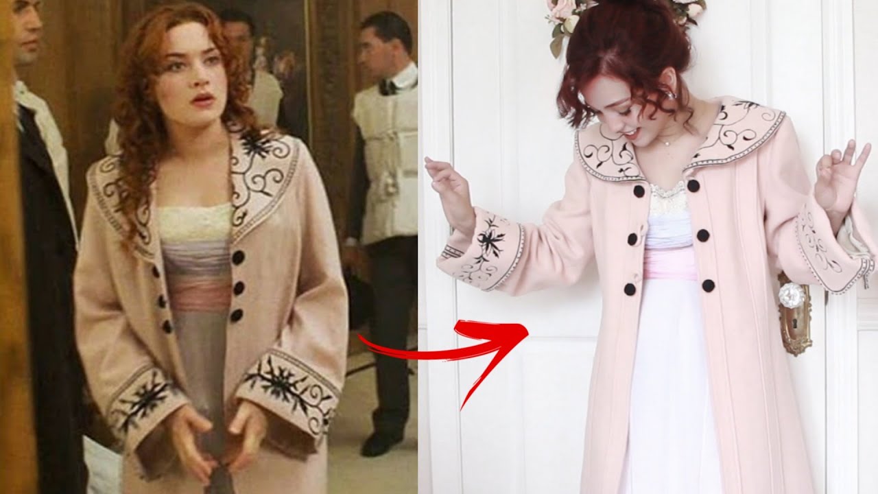 Trying On Rose's Final Dress From Titanic! - YouTube