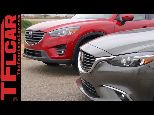 16 Mazda6 Vs Cx 5 Mega Mashup 0 60 Mph Performance Review Sedan Vs Crossover Youtube