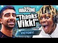 Helping KSI WIN his 1ST WARZONE GAME! (CoD BR)