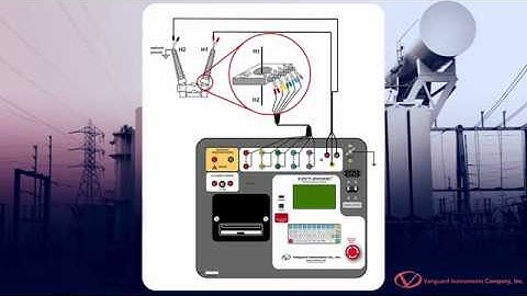 Performing a Current Transformer Ratio Test with the Vanguard EZCT-2000C