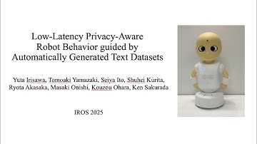 [IROS 2025] Low-Latency Privacy-AwareRobot Behavior guided by Automatically Generated Text Datasets
