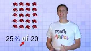 Math Antics - Finḋing A Percent Of A Number