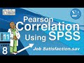 How to do a Pearson Correlation in SPSS (13-8)