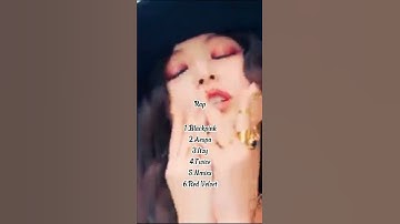 Ranking Blackpink,Twice,Red Velvet,Itzy,Aespa,Nmixx In Different Categories